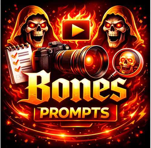 Bones Prompts ( Esqueletos e ossos virais )