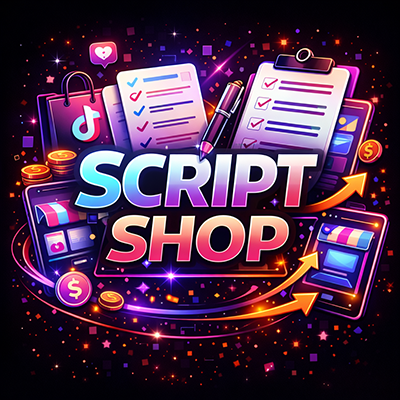 Script shop - Tiktokshop roteiros