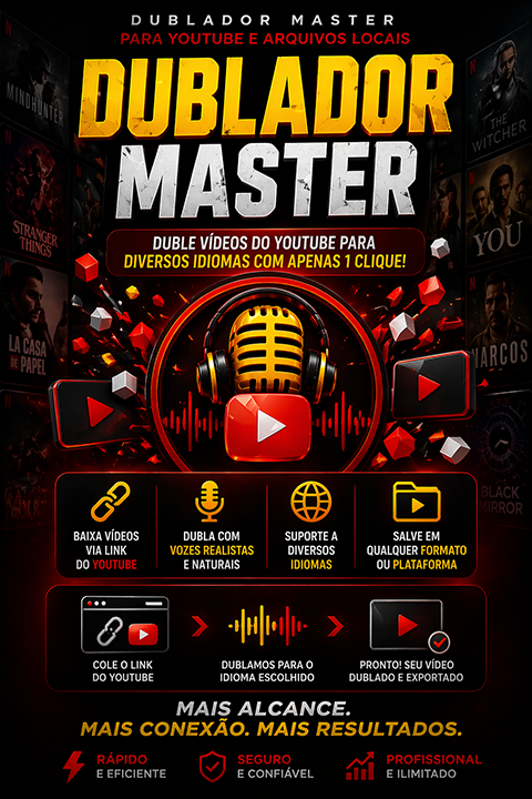 Dublador MASTER de Videos Youtube e Locais - Like points ( update 20/05/2026 9:52 )