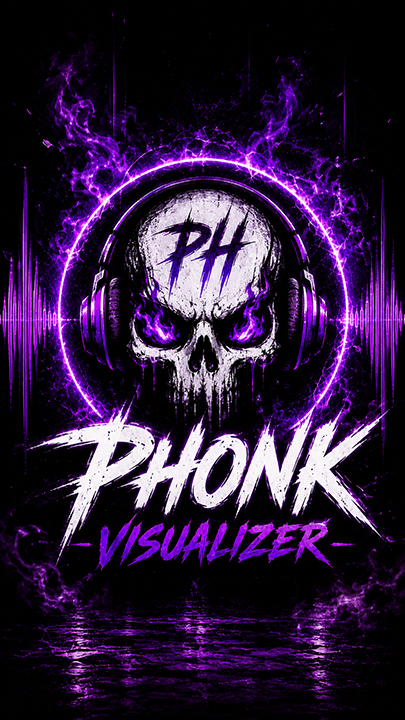 Phonk Visualizer - Renderizador de Musicas com Logo Pulsante