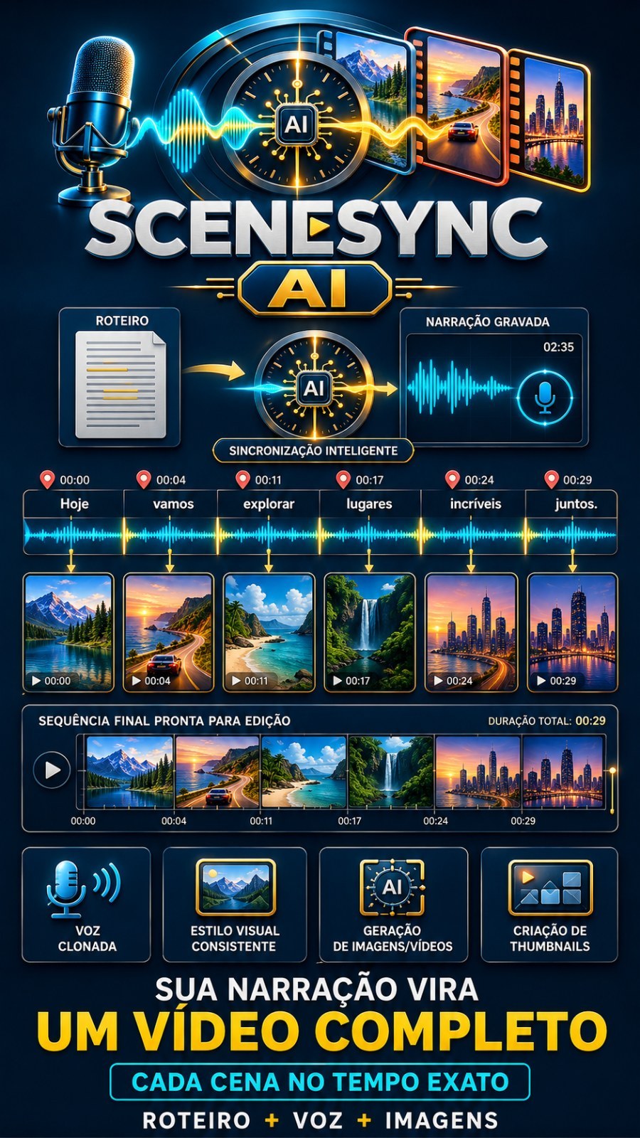 SceneSync AI &mdash; illustrated video speaks to speech - Viral time Stamp