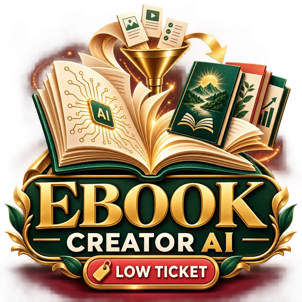 AI E-book Creator - Low Ticket Strategy made by AI (Ebook creator AI)