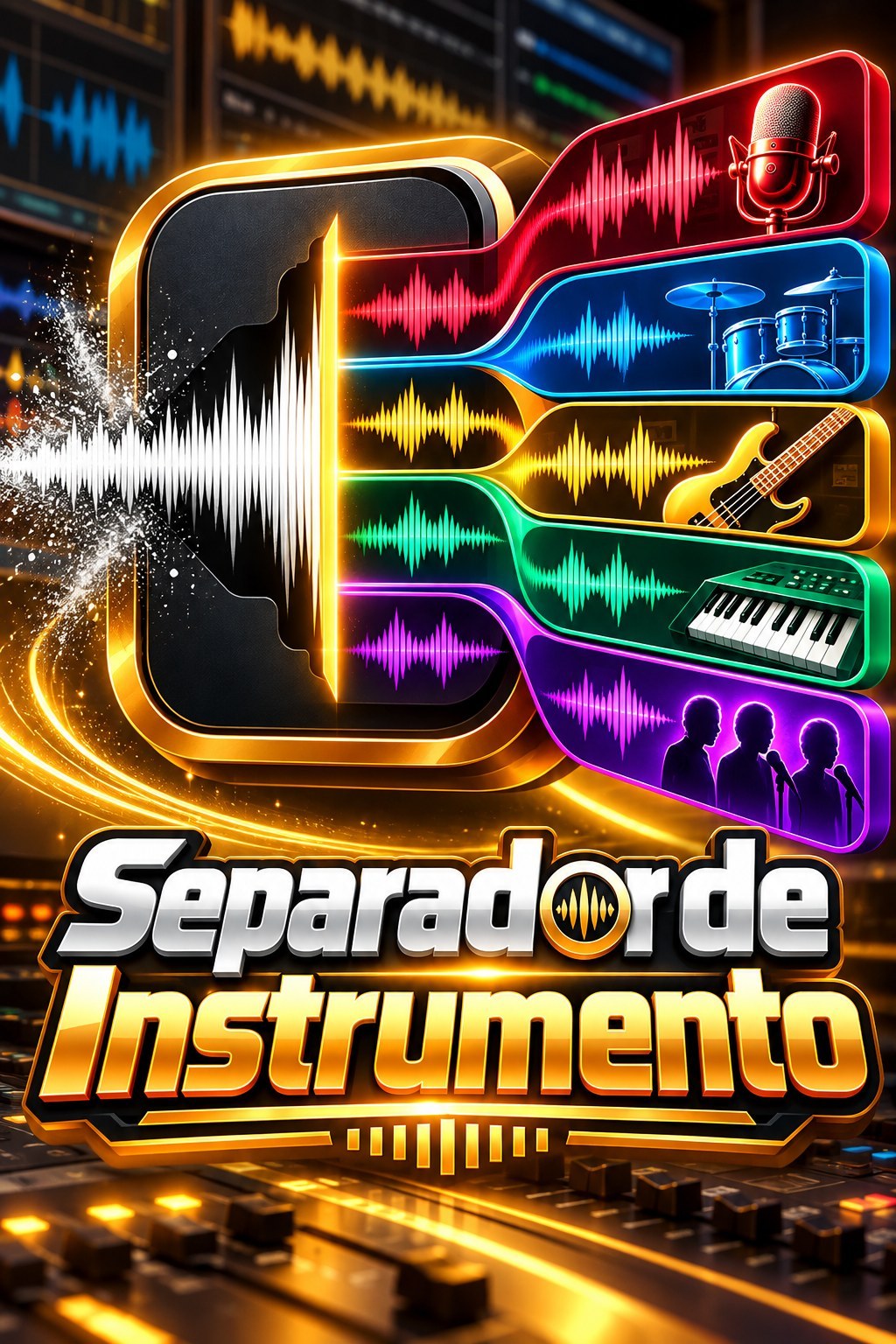 Instrument Separator for Audios