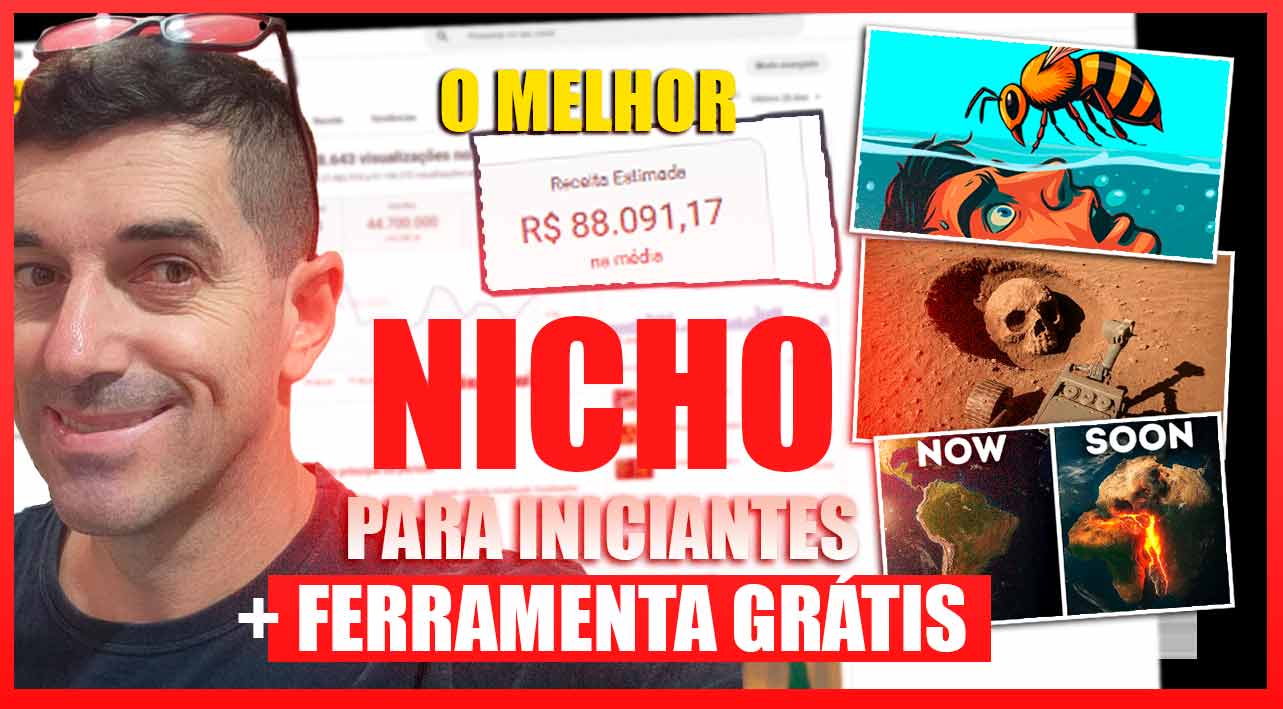 Thumbnail do Tutorial - O Melhor Nicho do YouTube